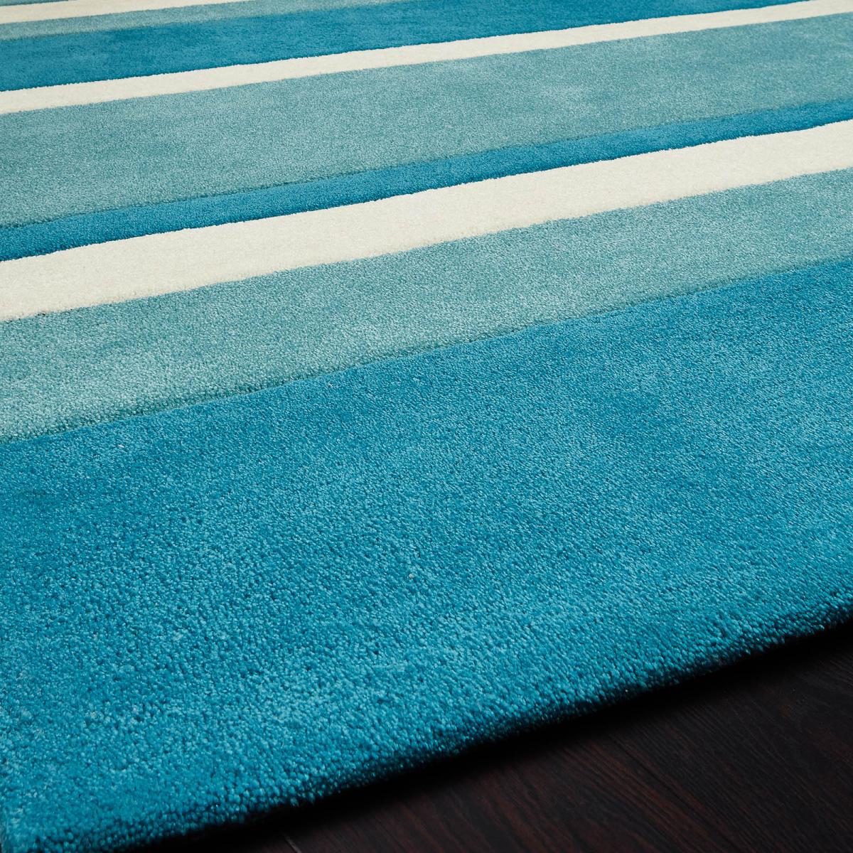 Boston Stripe Modern Bright Rugs in Blue 160x225cm – image 1