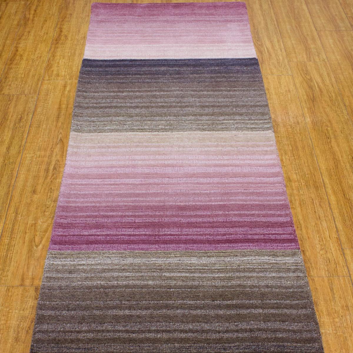 Miko Stripe Hall Runners in Mauve 70x240cm – image 4