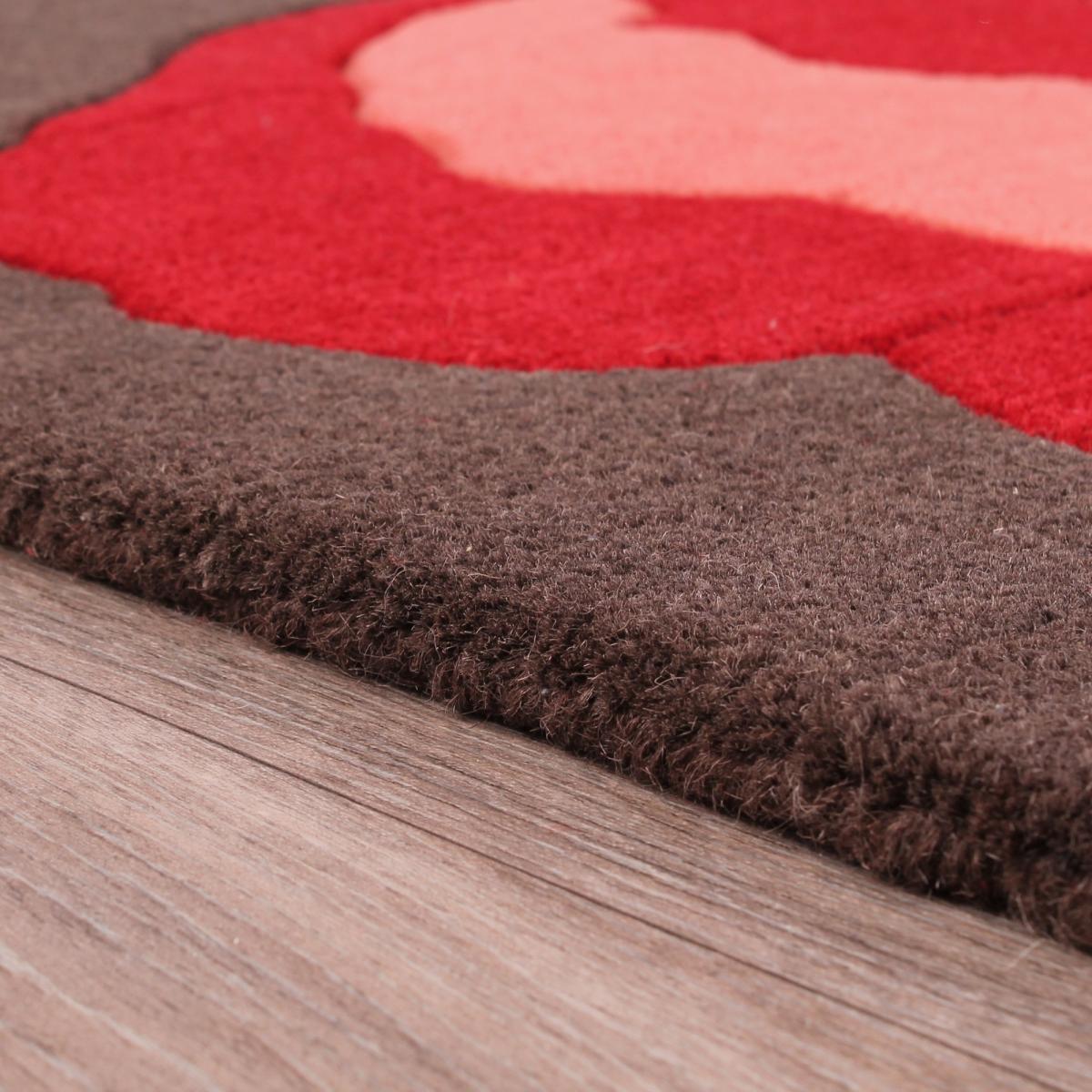 Poppie rugs in Red by URCO 150x210cm – image 3