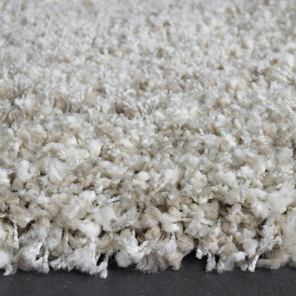 Twilight Speckled Shaggy Rugs 39001 2211 in Linen White 240x300cm – image 3