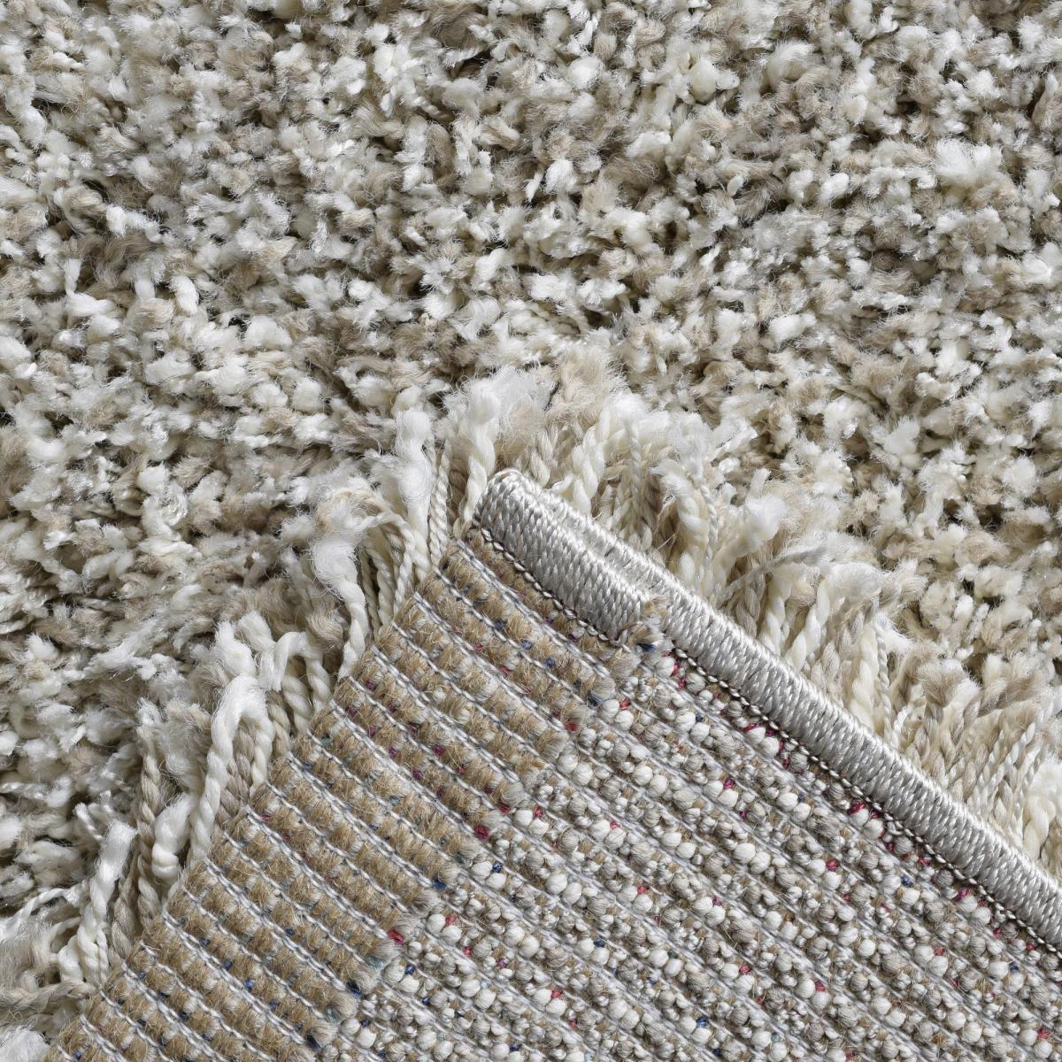 Twilight Speckled Shaggy Rugs 39001 2211 in Linen White 240x300cm – image 4