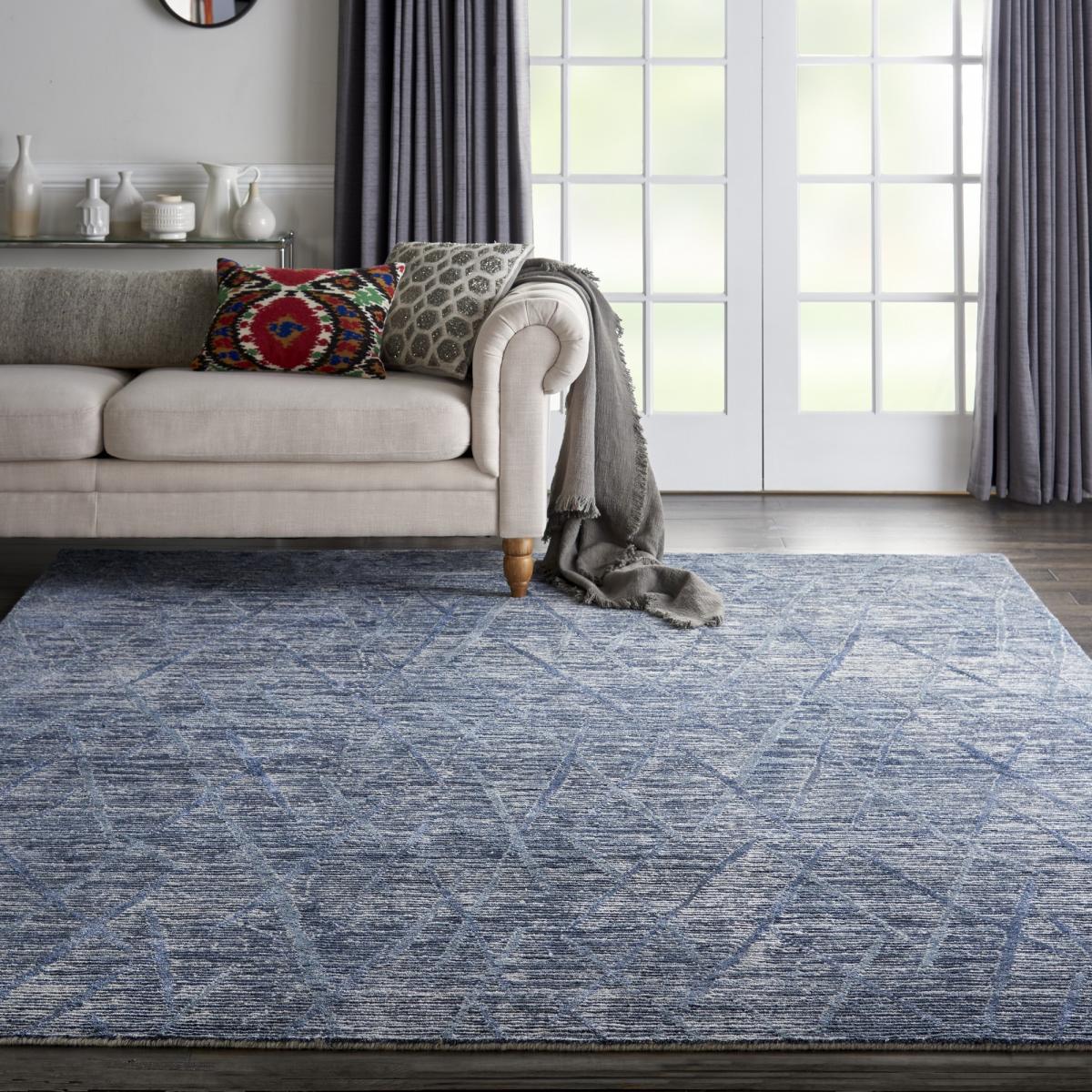 Ocean Rugs OCP02 in Indigo by Nourison 259x351cm – image 1
