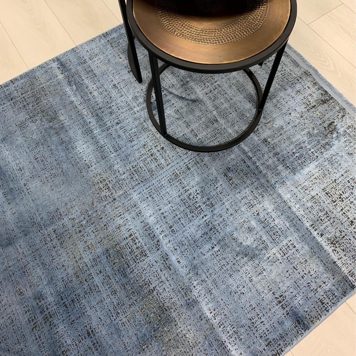 Luxury Colore Abstract Rugs in Sky Blue 160x230cm – image 1