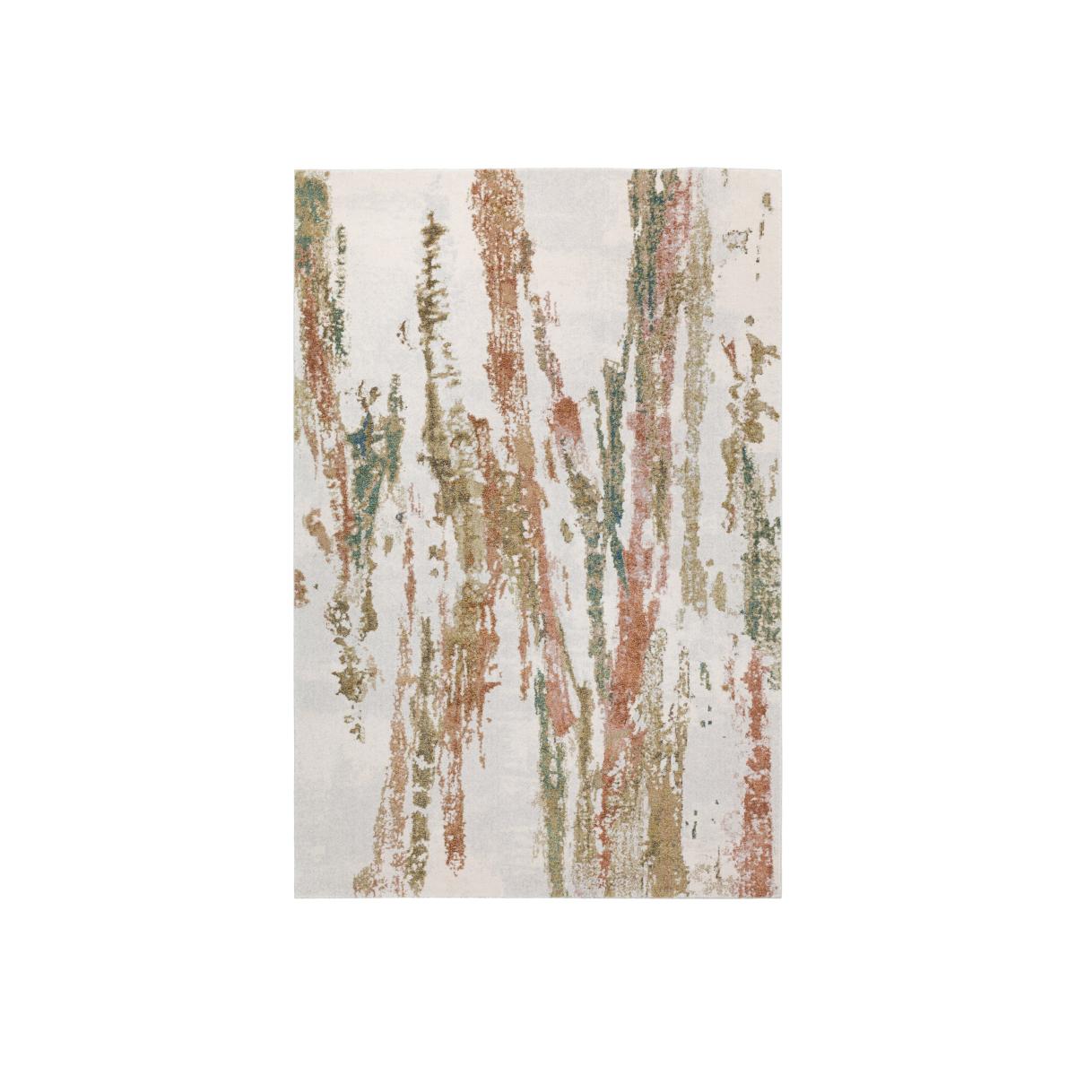 Stella Modern Abstract Wool Rugs 47202 JC991 in Rust Orange135x200cm