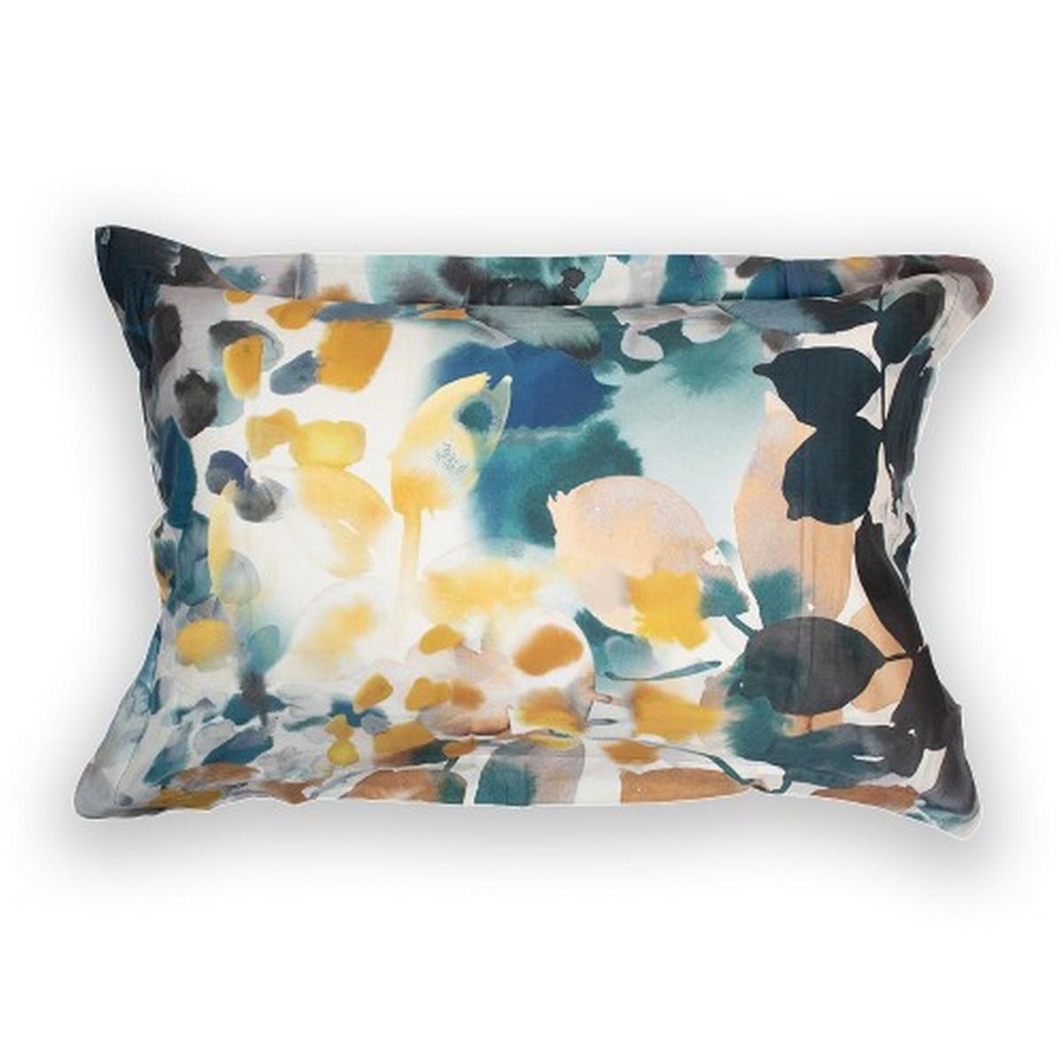Amber Floral Bedding Duvet Cover and Pillowcase in teal 218x228cm – image 4