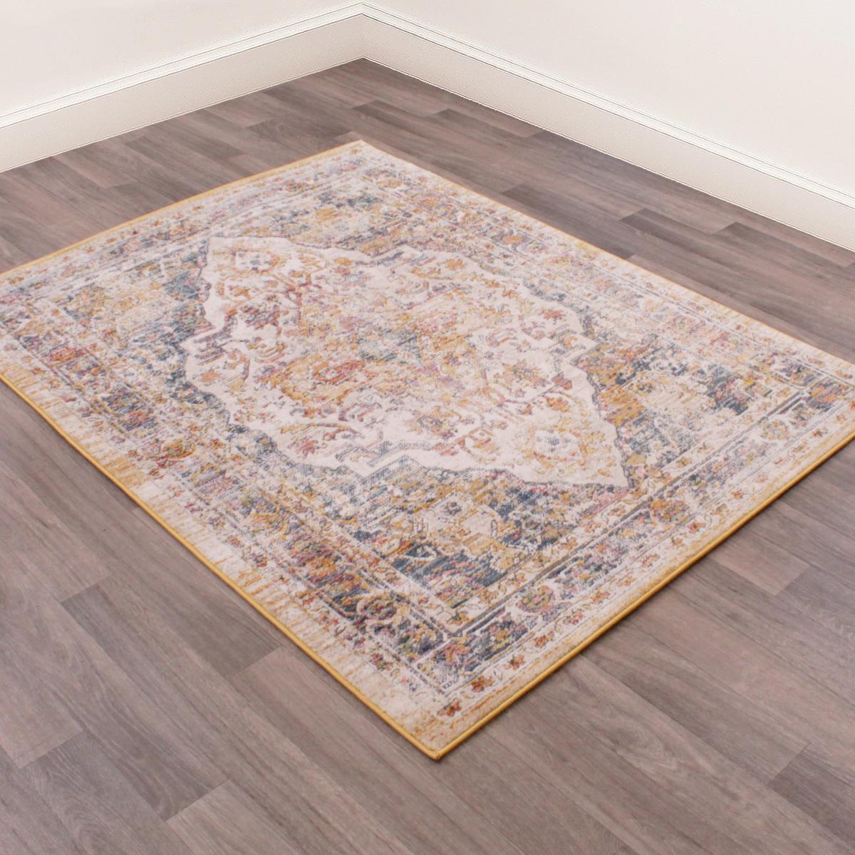 Nova 9048 Traditional Rugs in Cream White – image 2