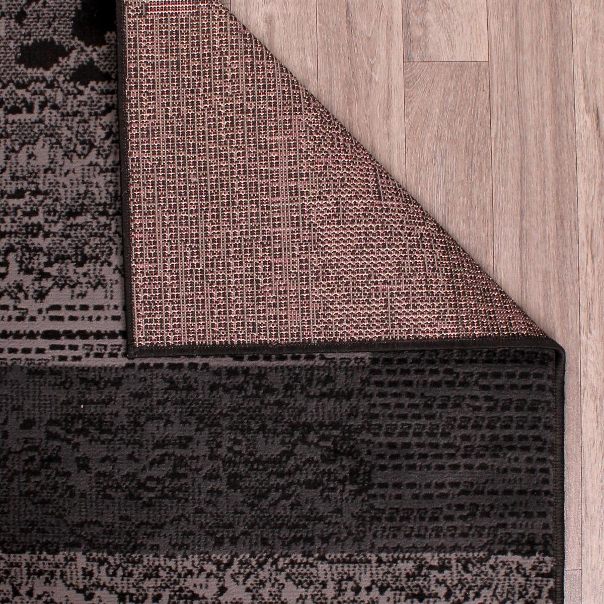 Patch Block Rugs in Black by Rugstyle 120x160cm – image 2
