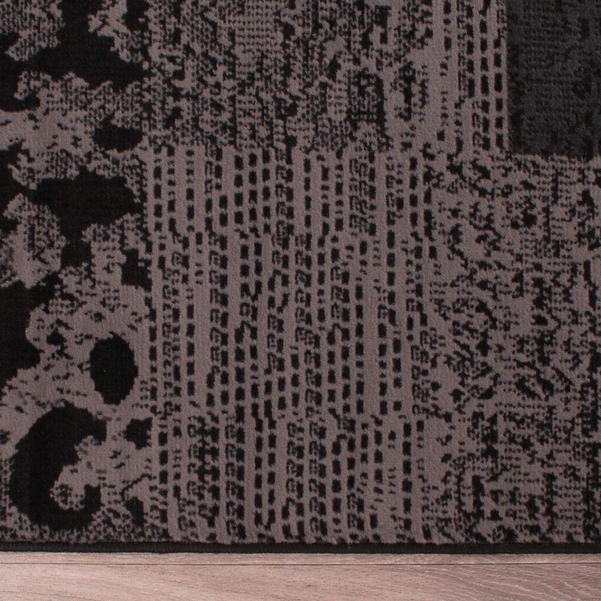 Patch Block Rugs in Black by Rugstyle 120x160cm – image 4