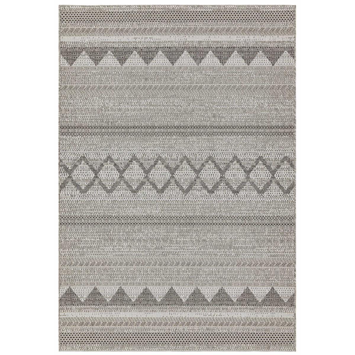 Varanda Diamond Geometric Indoor Outdoor Rugs in VA01 Natural200x290cm – image 5