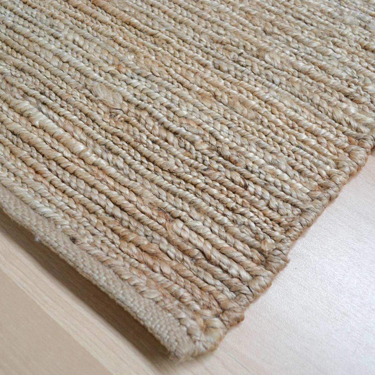 Jute Soumak Woven Modern Hallway Runner Rugs in Natural&nbsp;66x200cm – image 2
