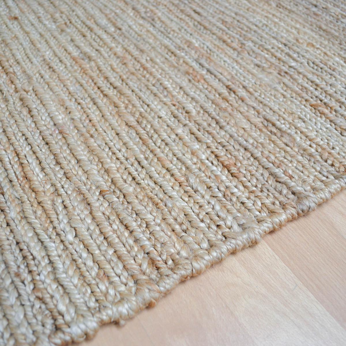 Jute Soumak Woven Modern Hallway Runner Rugs in Natural&nbsp;66x200cm – image 3