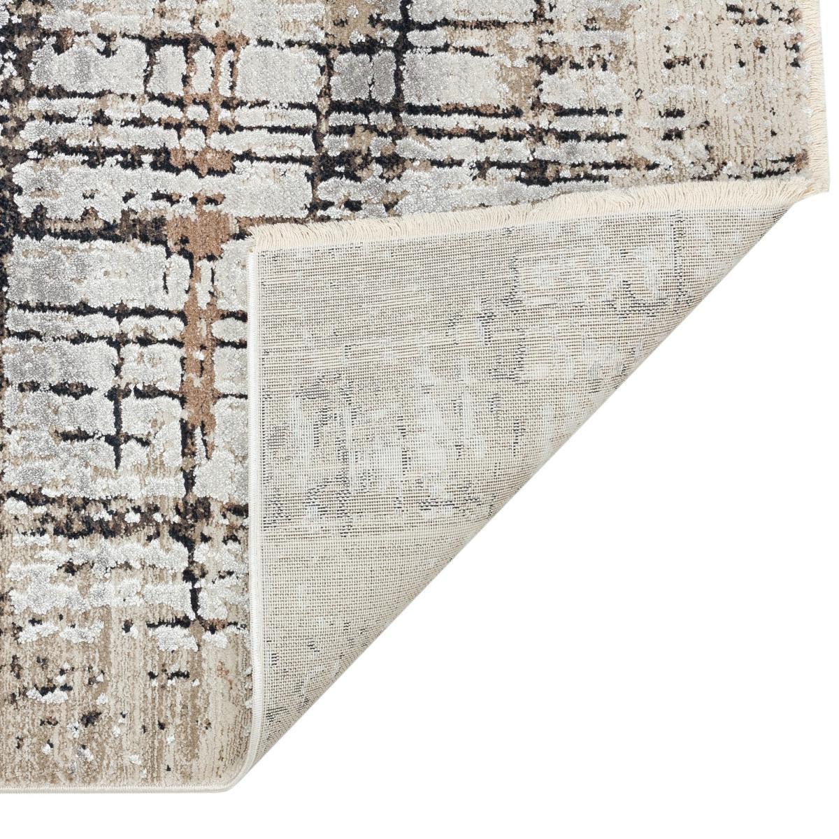 Onyx ONX11 Abstract Rugs in Silver Grey – image 2