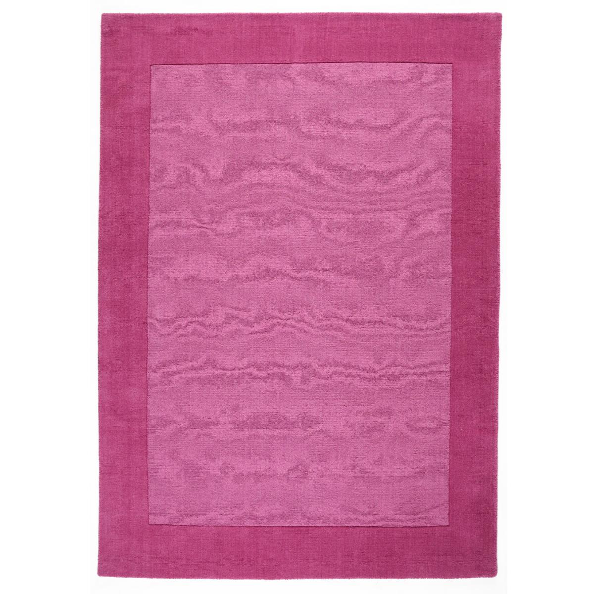 Colours Bordered Wool Rug in Pink160x235cm – image 5