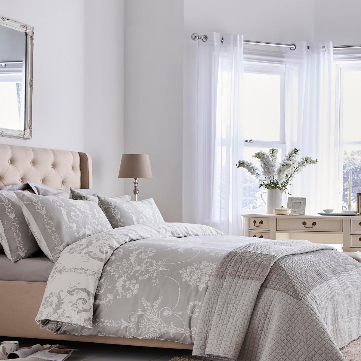 Josette Cotton Bedding Set by Laura Ashley in Dove Grey200x200cm – image 2
