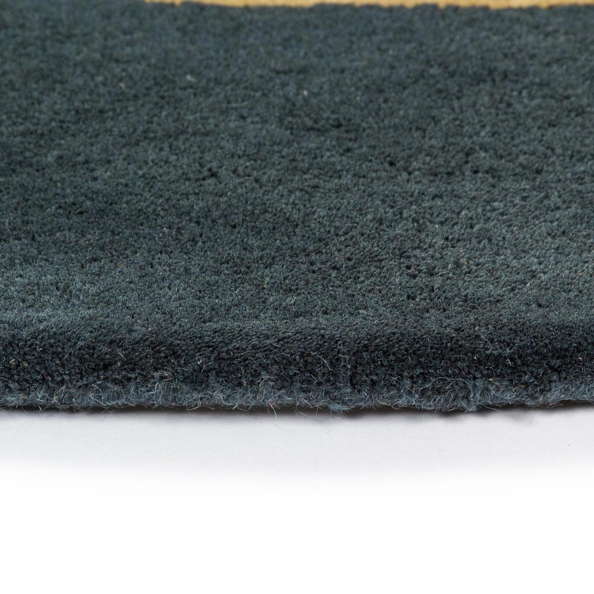Roundel Wool Circular Rugs in Blue & Red 150x150cm – image 2