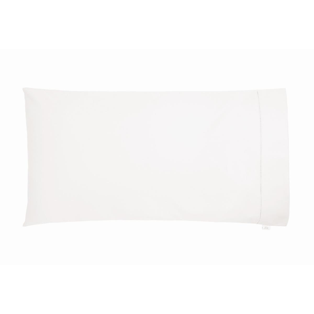 Plain Housewife Pillowcase By Bedeck of Belfast in Chalk Cream 90x50cm – image 5