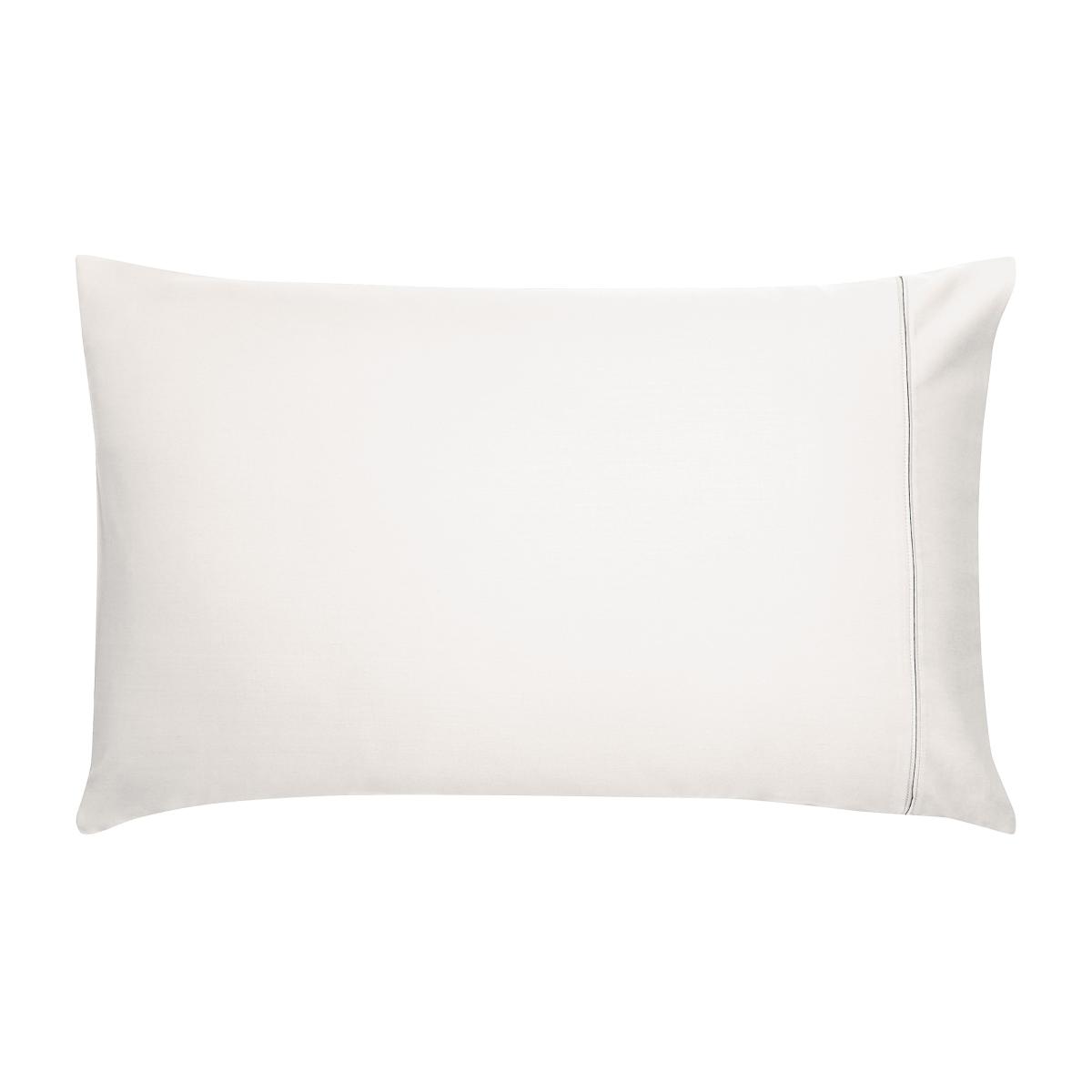 Plain Housewife Pillowcase By Bedeck of Belfast in Chalk Cream 90x50cm – image 1