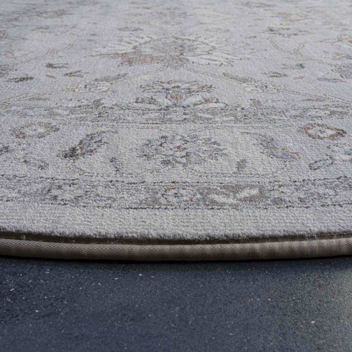 Da Vinci Traditional Round Circle Rug 57166 9295 in Taupe200x200cm – image 2