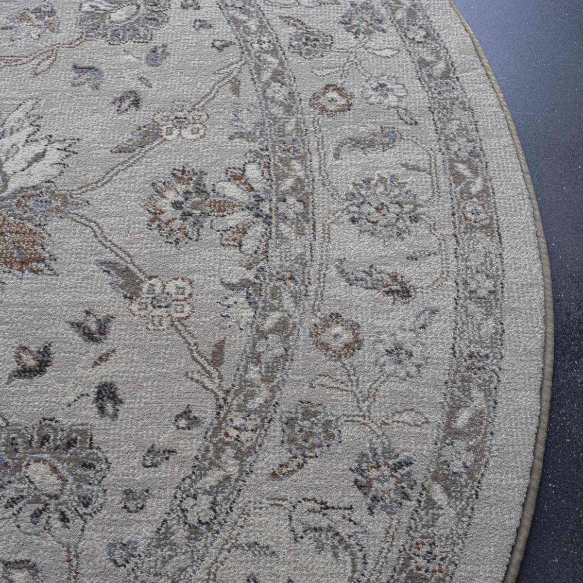Da Vinci Traditional Round Circle Rug 57166 9295 in Taupe200x200cm – image 3