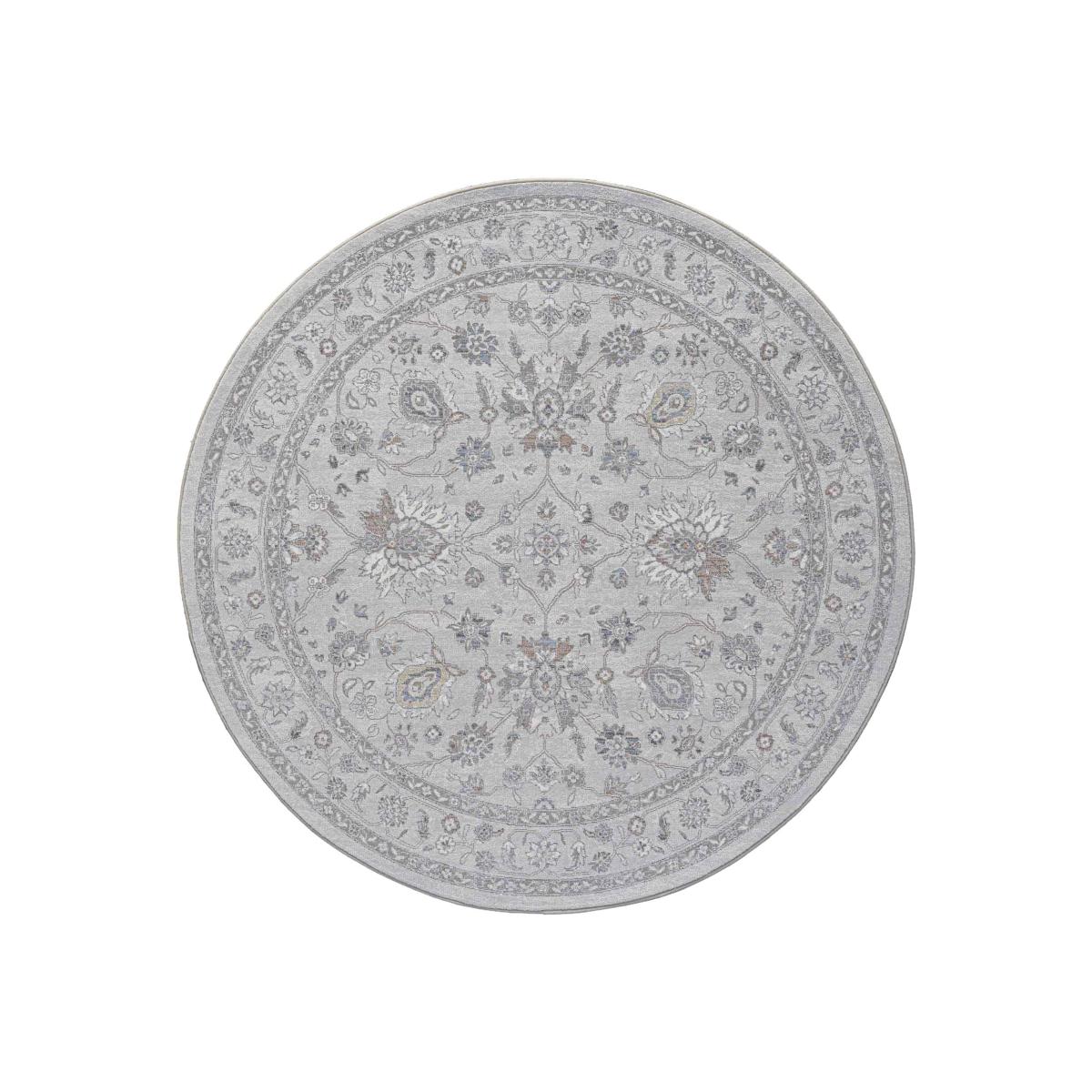 Da Vinci Traditional Round Circle Rug 57166 9295 in Taupe200x200cm – image 1