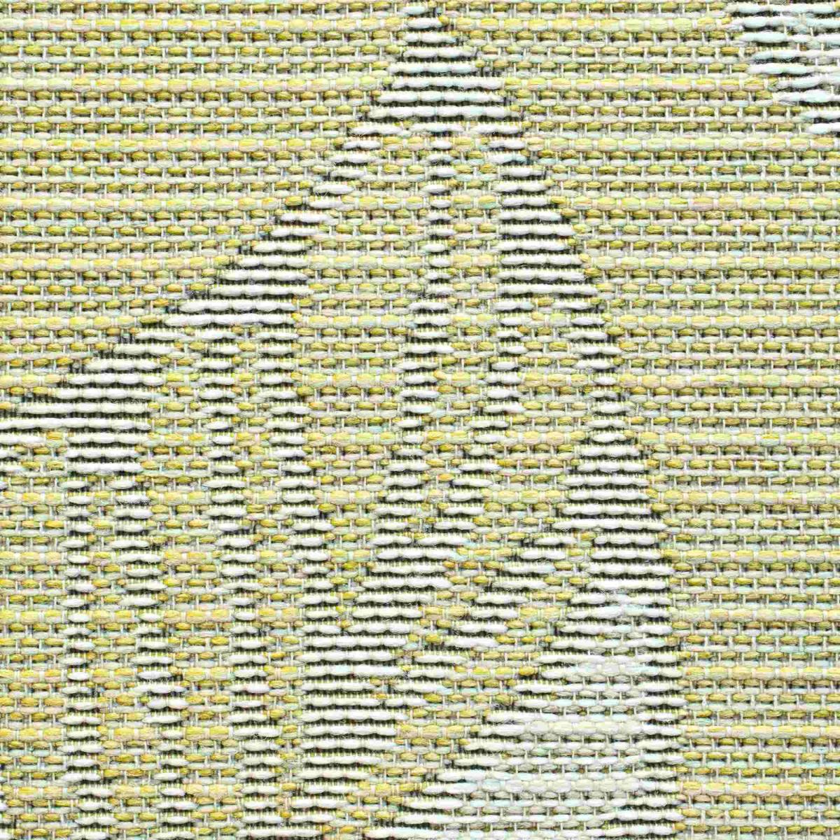 Newquay Leaf Flatweave Outdoor Rugs 96014 2007 Gold – image 4