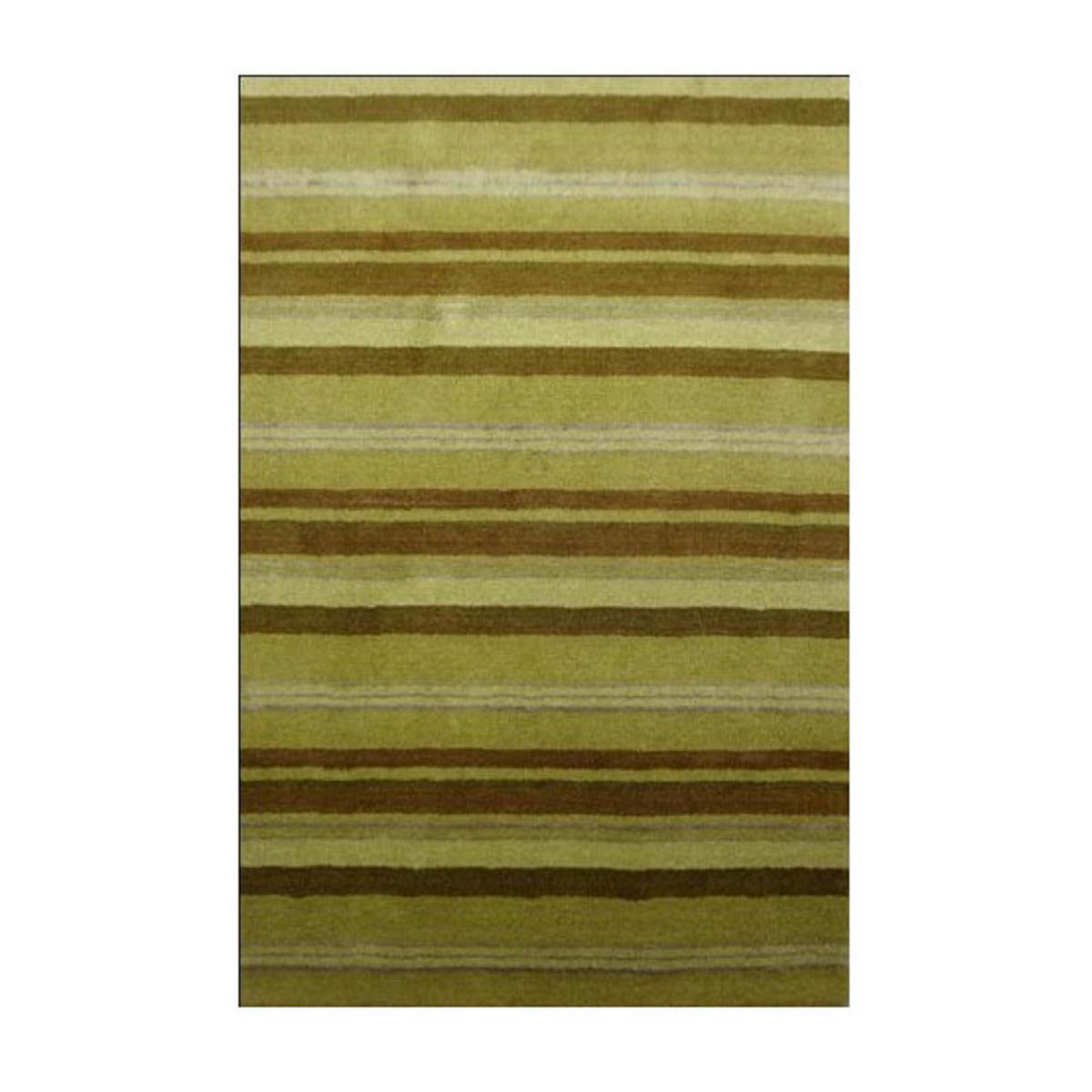 Supreme Handloom Multistripe Rugs in Olive&nbsp;120x180cm – image 4