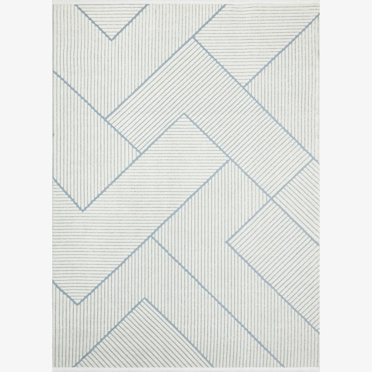 Jazz Jaz13 Geometric Indoor Outdoor Rugs in Blue – image 1