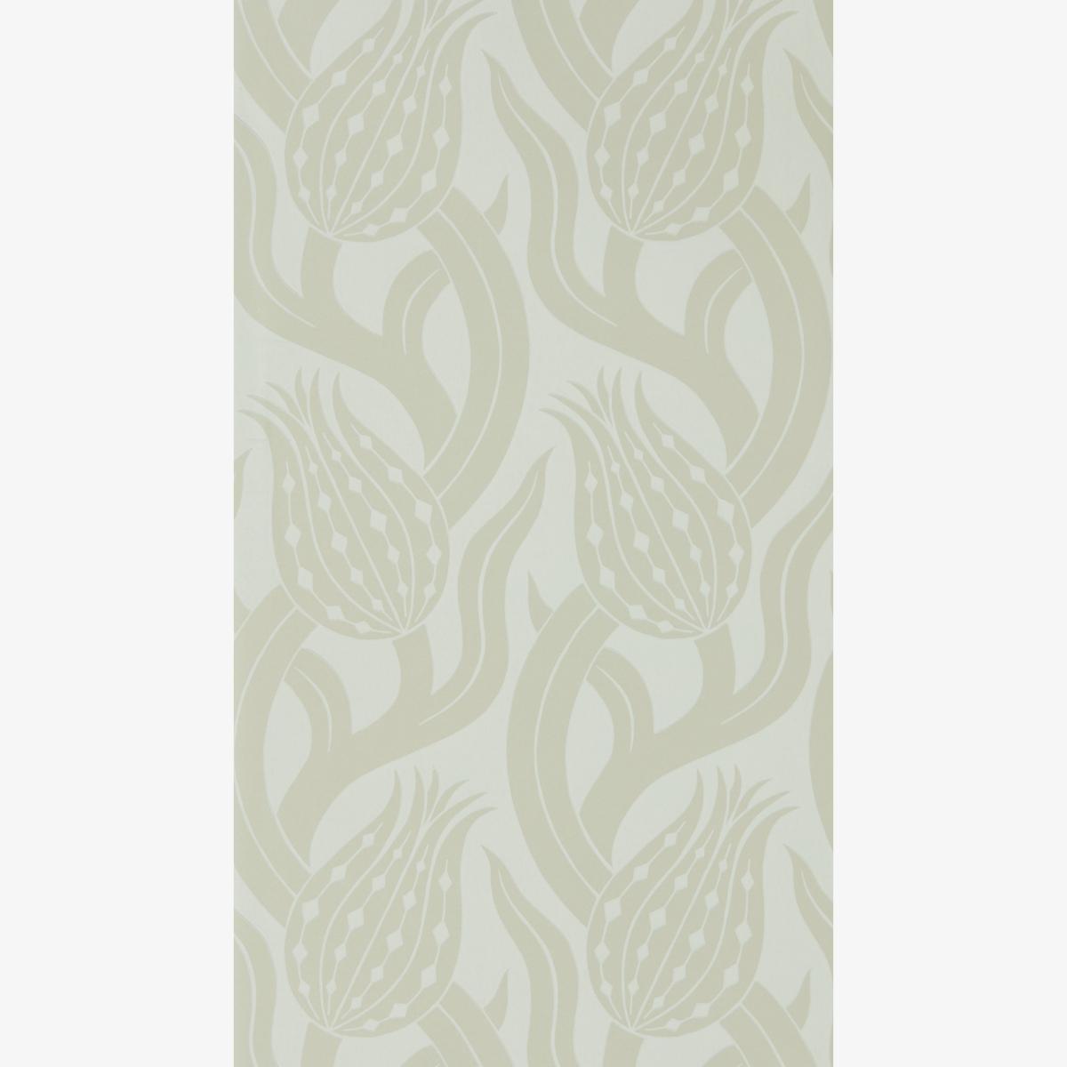 Persian Tulip Wallpaper 312998 by Zoffany in Silver Grey Roll