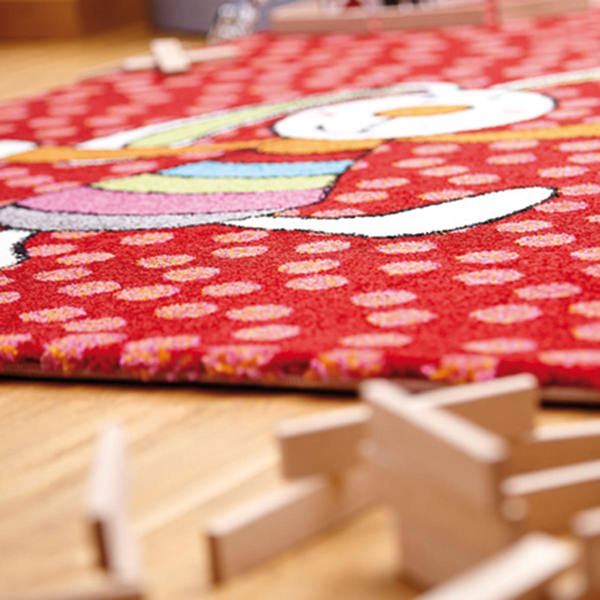 Rainbow Rabbit Rug in Red 0523 02 – image 2