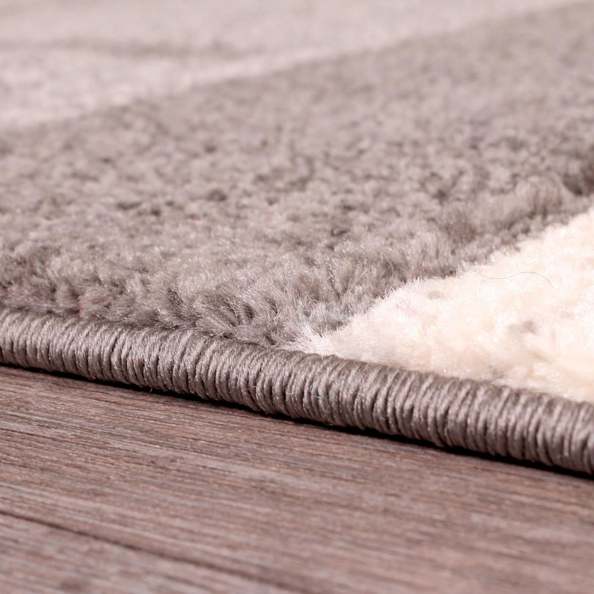 Blocks Rugs in Dark Light Grey by Rugstyle 150x210cm – image 3