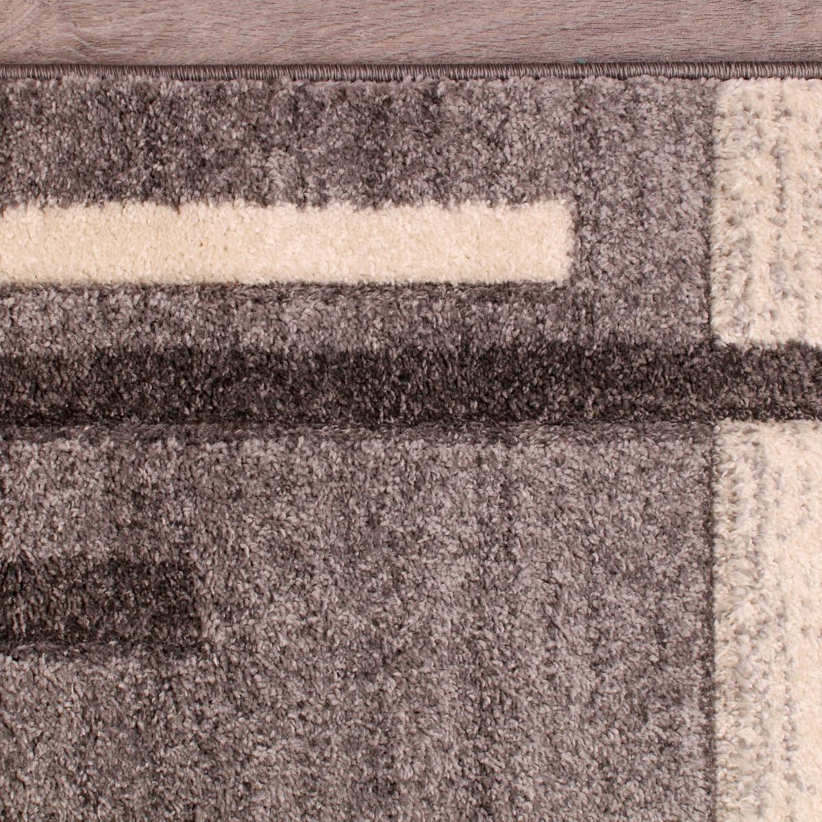 Blocks Rugs in Dark Light Grey by Rugstyle 150x210cm – image 4