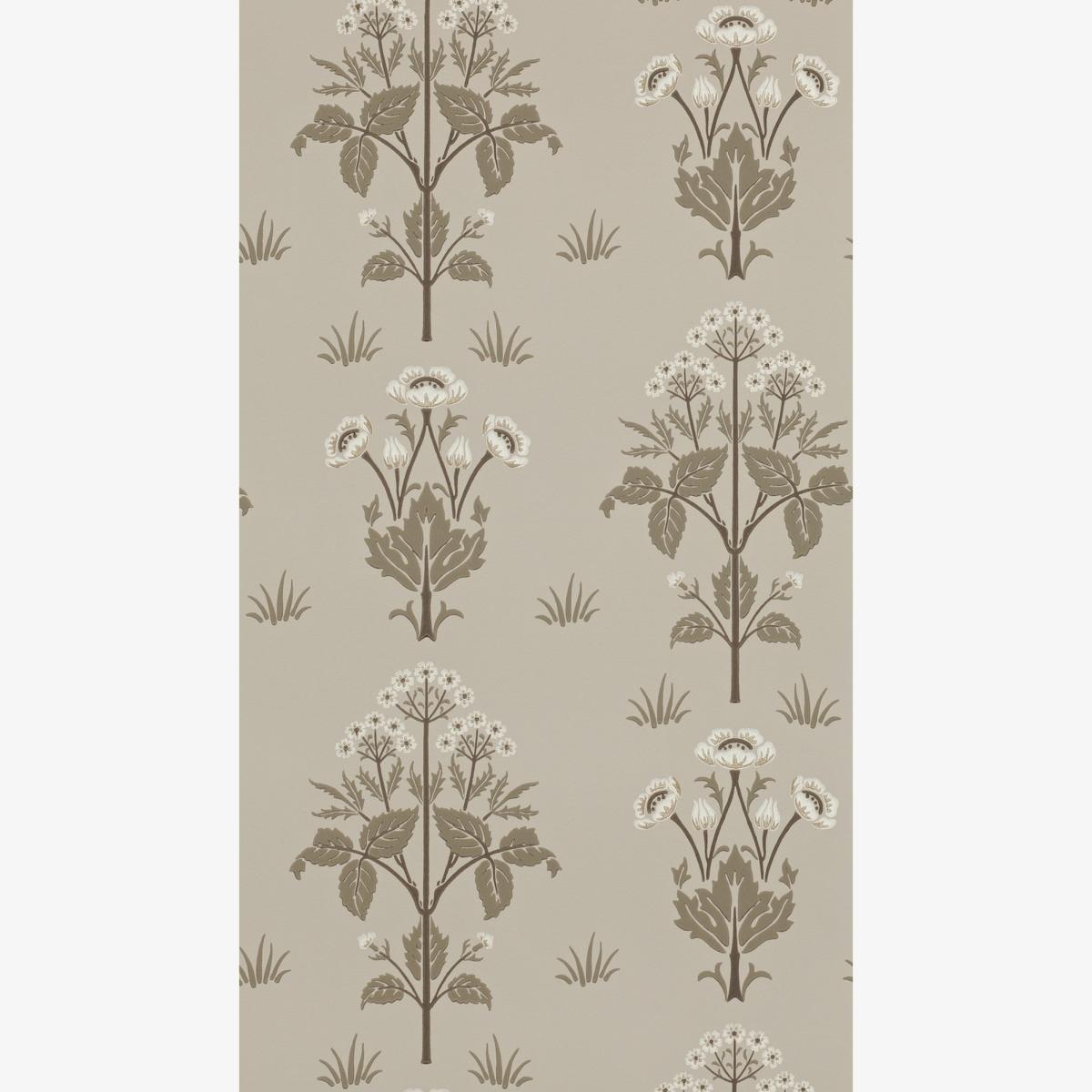 Meadow Sweet Wallpaper 210351 by Morris & Co in Bullrush Taupe Roll