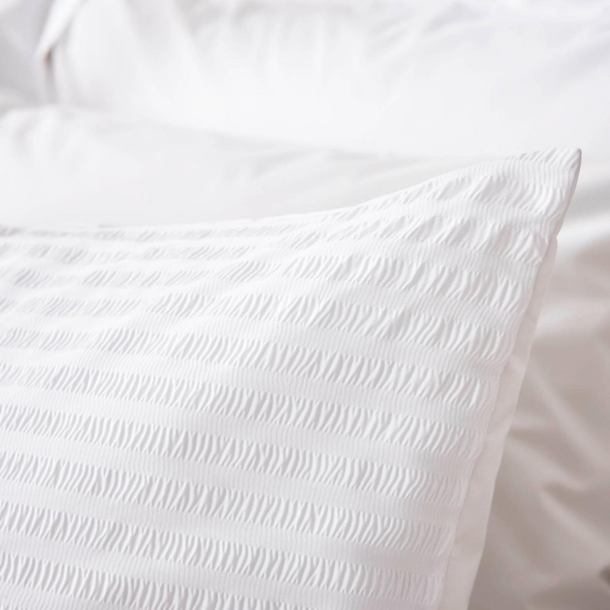 Emma Seersucker Bedding Set by Laura Ashley in White50x75cm – image 3