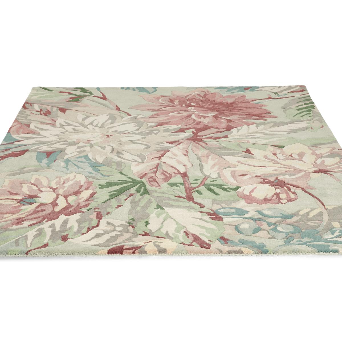 Dahlia and Rosehip Rugs 50607 in Mulberry by Harlequin – image 2