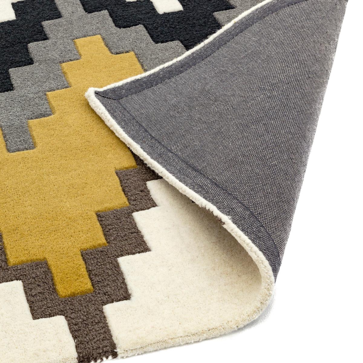Matrix MAX69 Cuzzo Hallway Runner Rugs in Mustard Yellow&nbsp;70x240cm – image 3