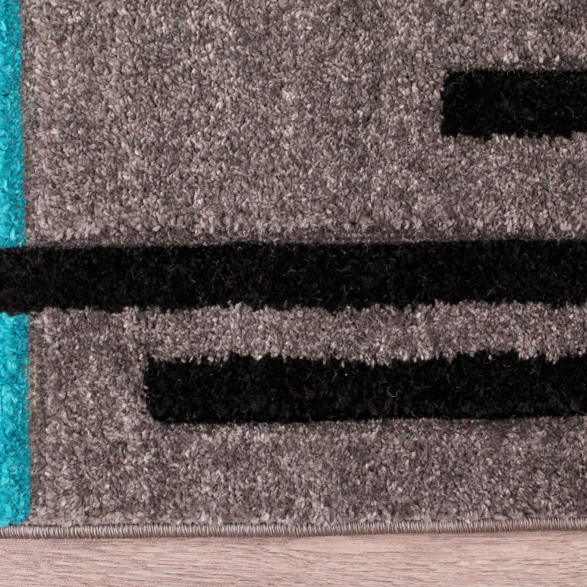 Blocks Rugs in Grey Blue by Rugstyle&nbsp;70x140cm – image 4