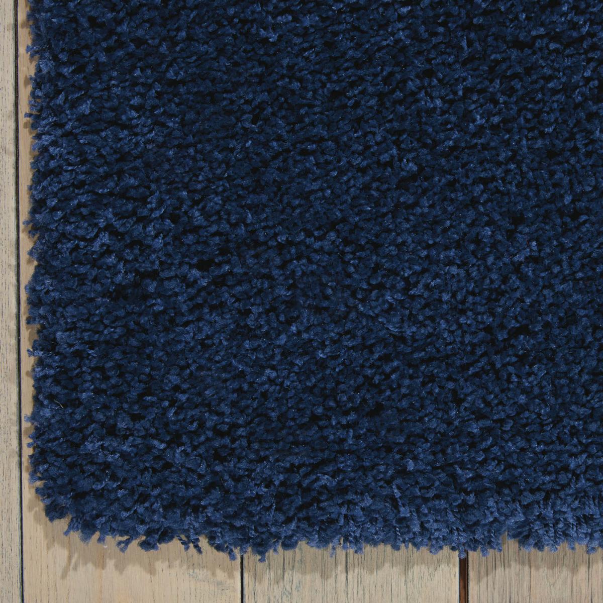 Nourison Amore AMOR1 Shaggy Rugs in Ink Blue – image 2