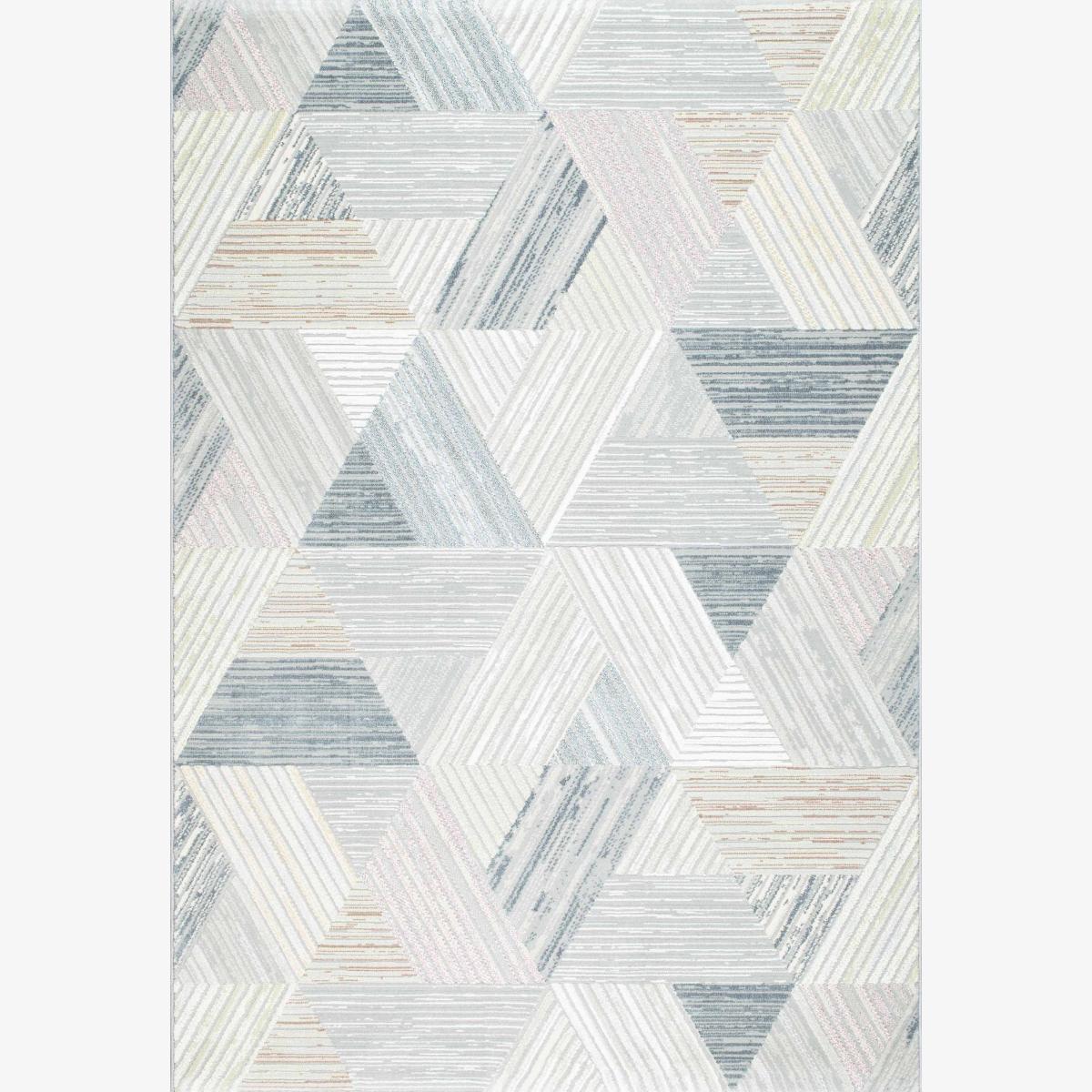 Canyon Geometric Carved 52047 6464 Rugs in Beige 160x230cm – image 1