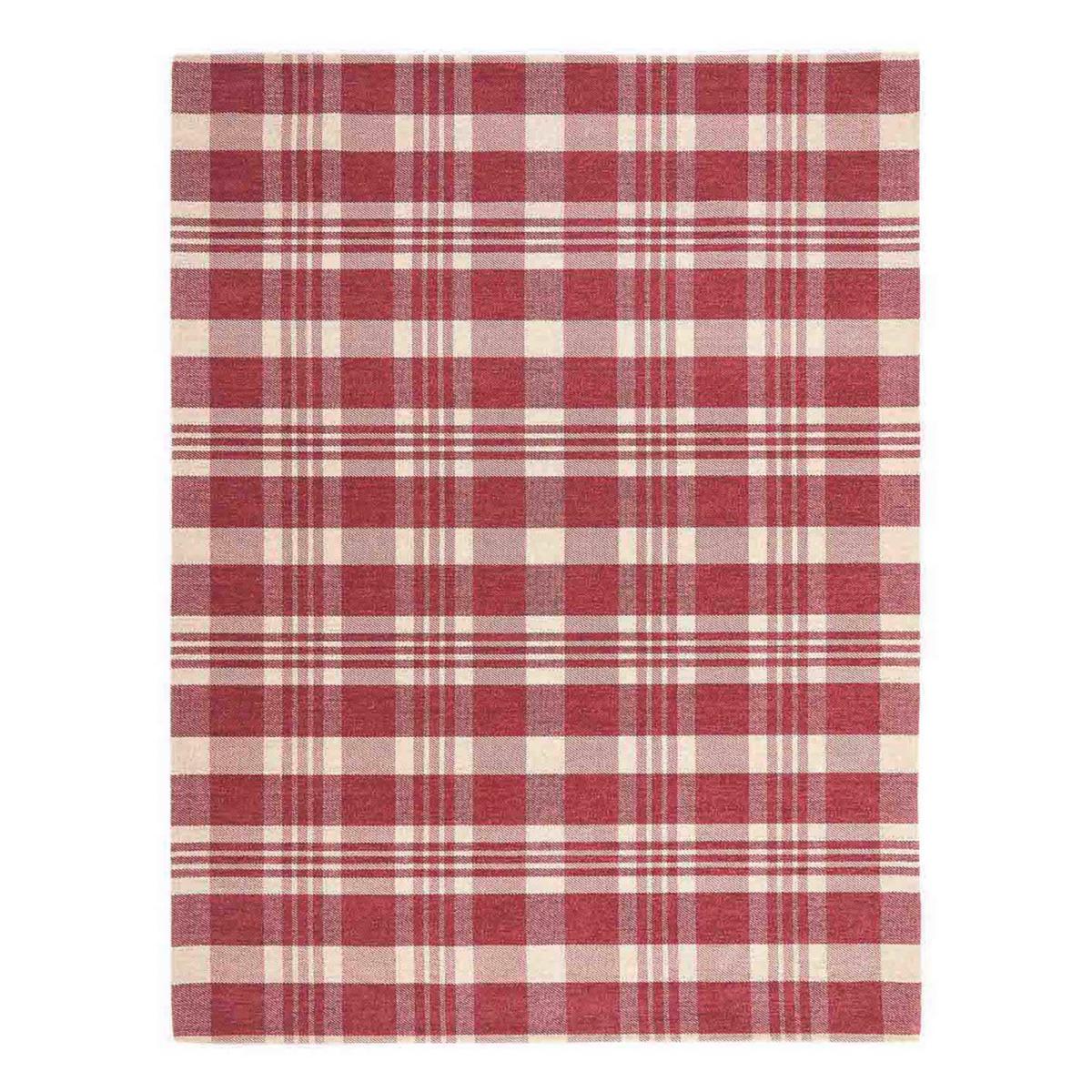 Cottage Washable Flatweave rugs 21S in Red55x85cm – image 4