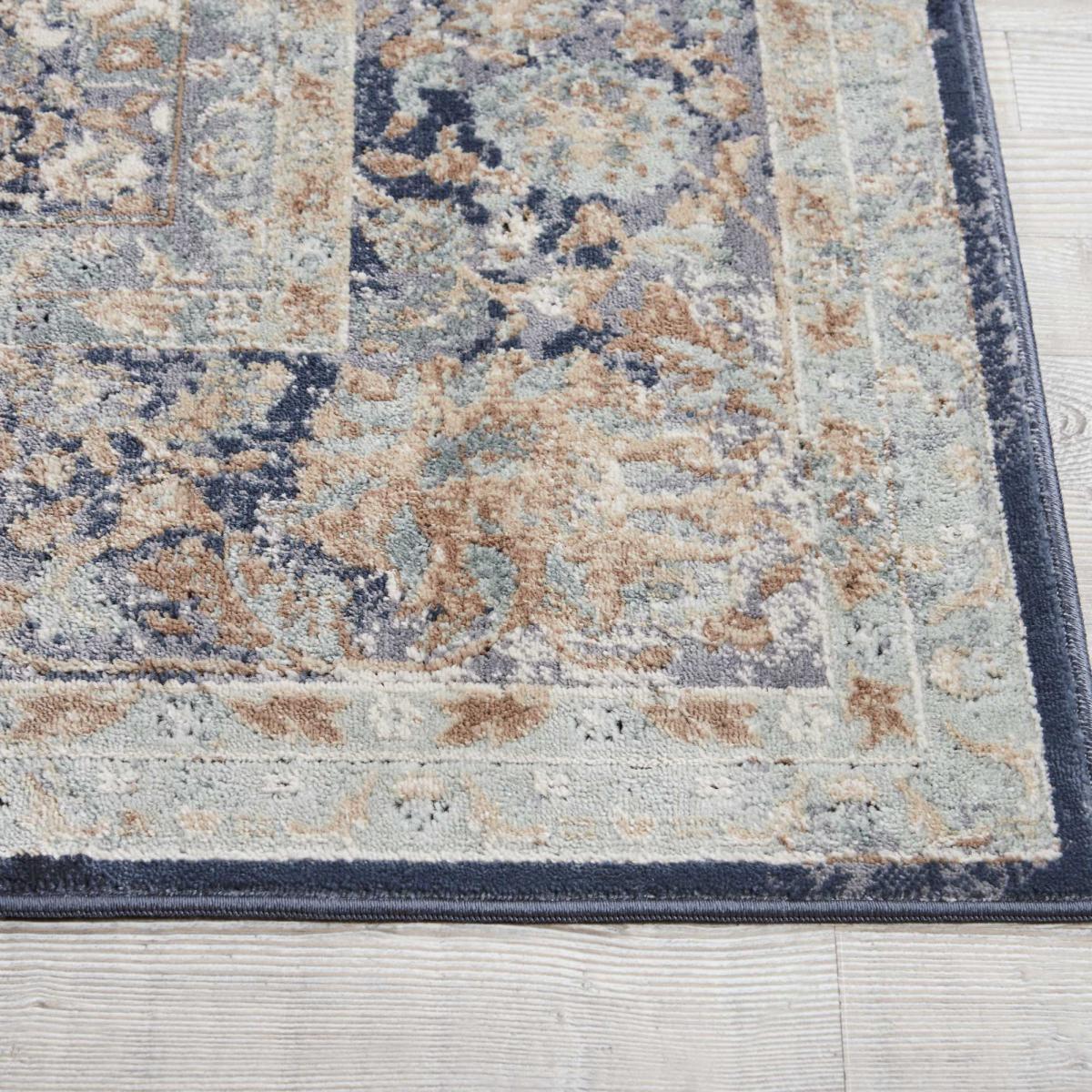 Malta MAI09 Traditional Rugs by Kathy Ireland in Navy Blue – image 3