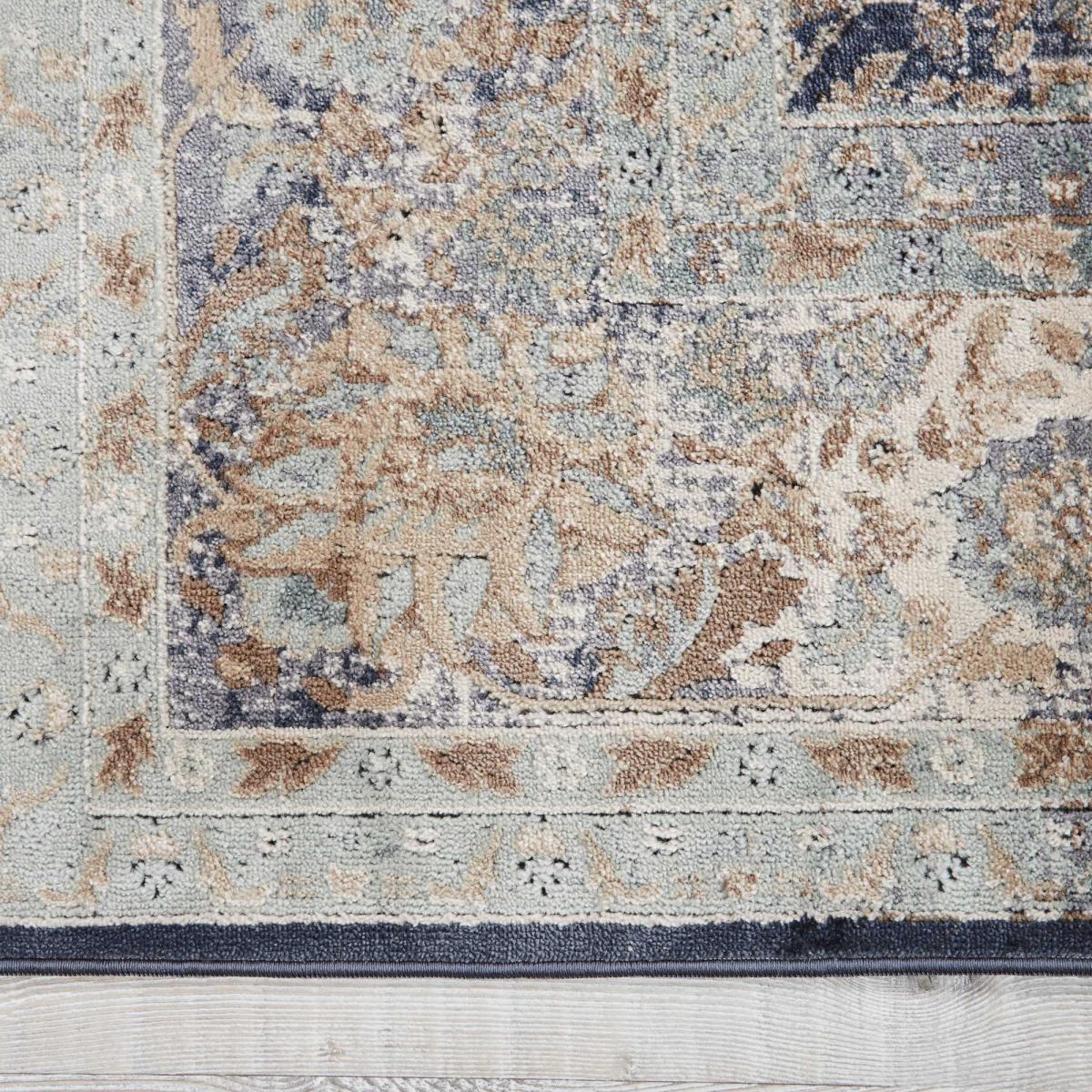 Malta MAI09 Traditional Rugs by Kathy Ireland in Navy Blue – image 4