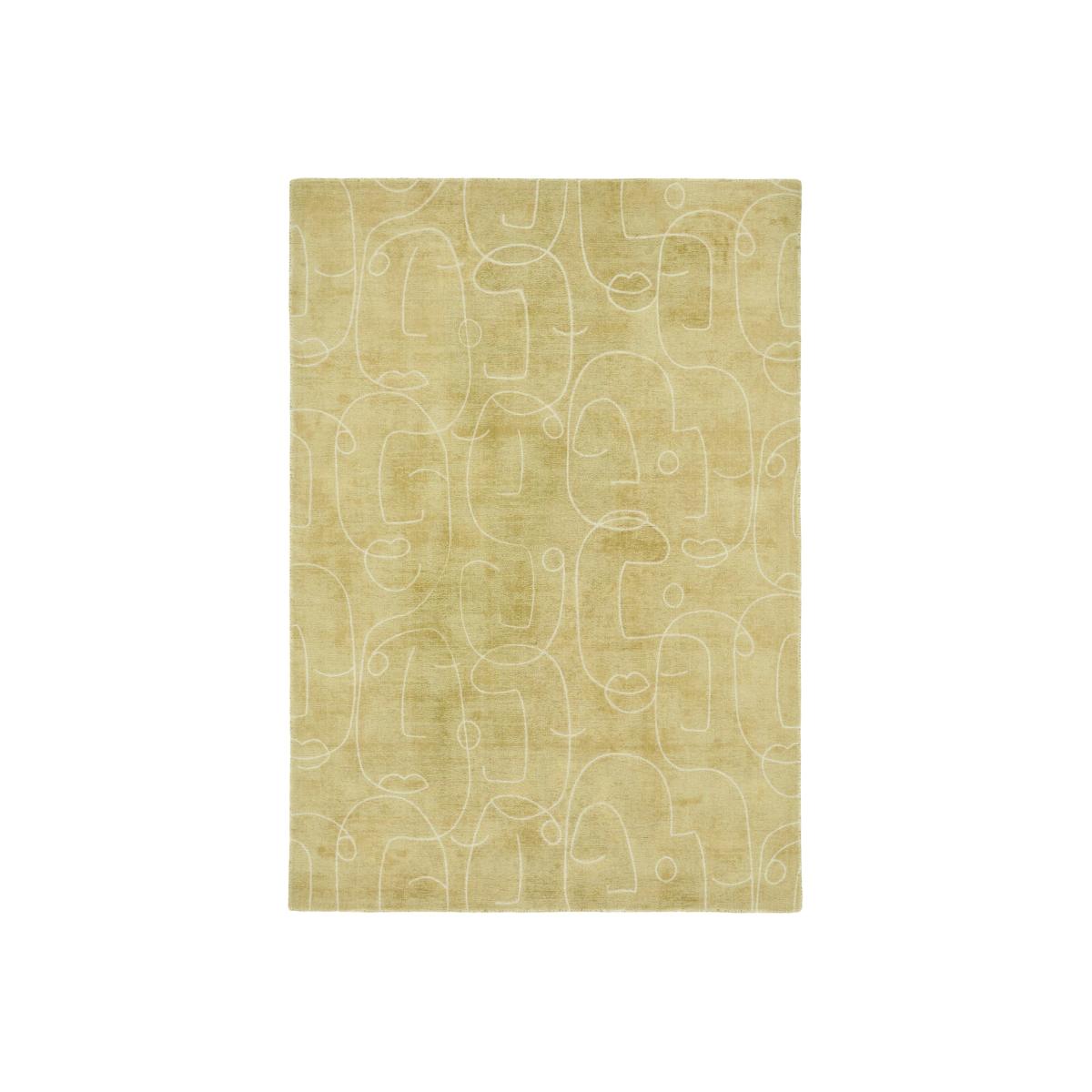 Epsilon Contemporary Face Wool Rugs by Scion in 023806 Honey