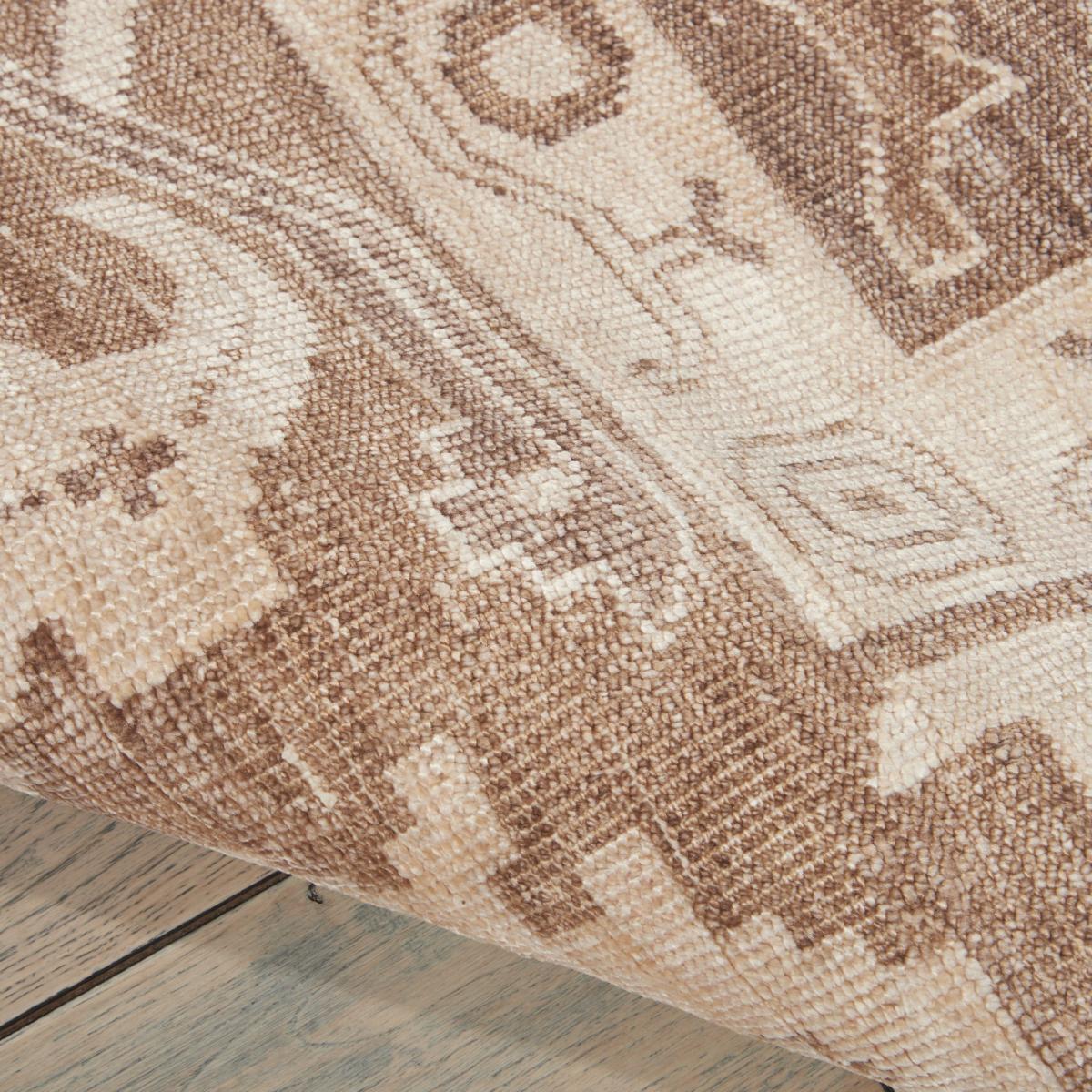 Aldora ALD06 Traditional Bordered Rugs in Mocha by Nourison 168x244cm – image 3