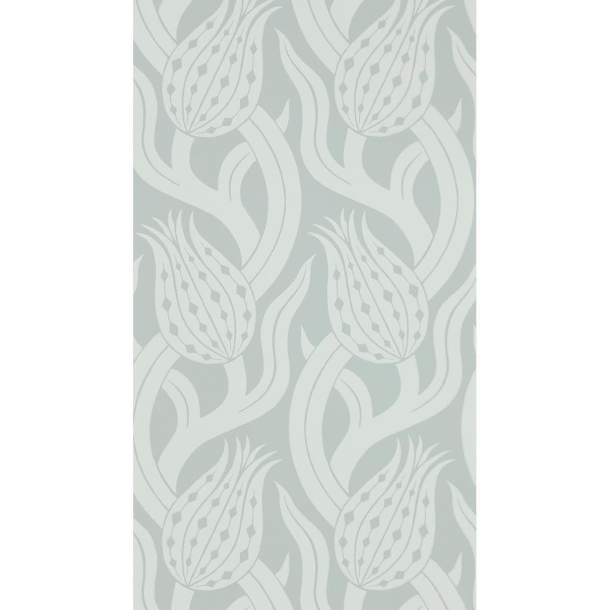 Persian Tulip Wallpaper 312995 by Zoffany in Quartz Grey Roll – image 5