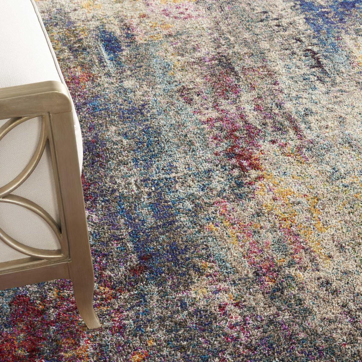 Celestial Abstract Rugs CES16 in Multicolour by Nourison – image 2