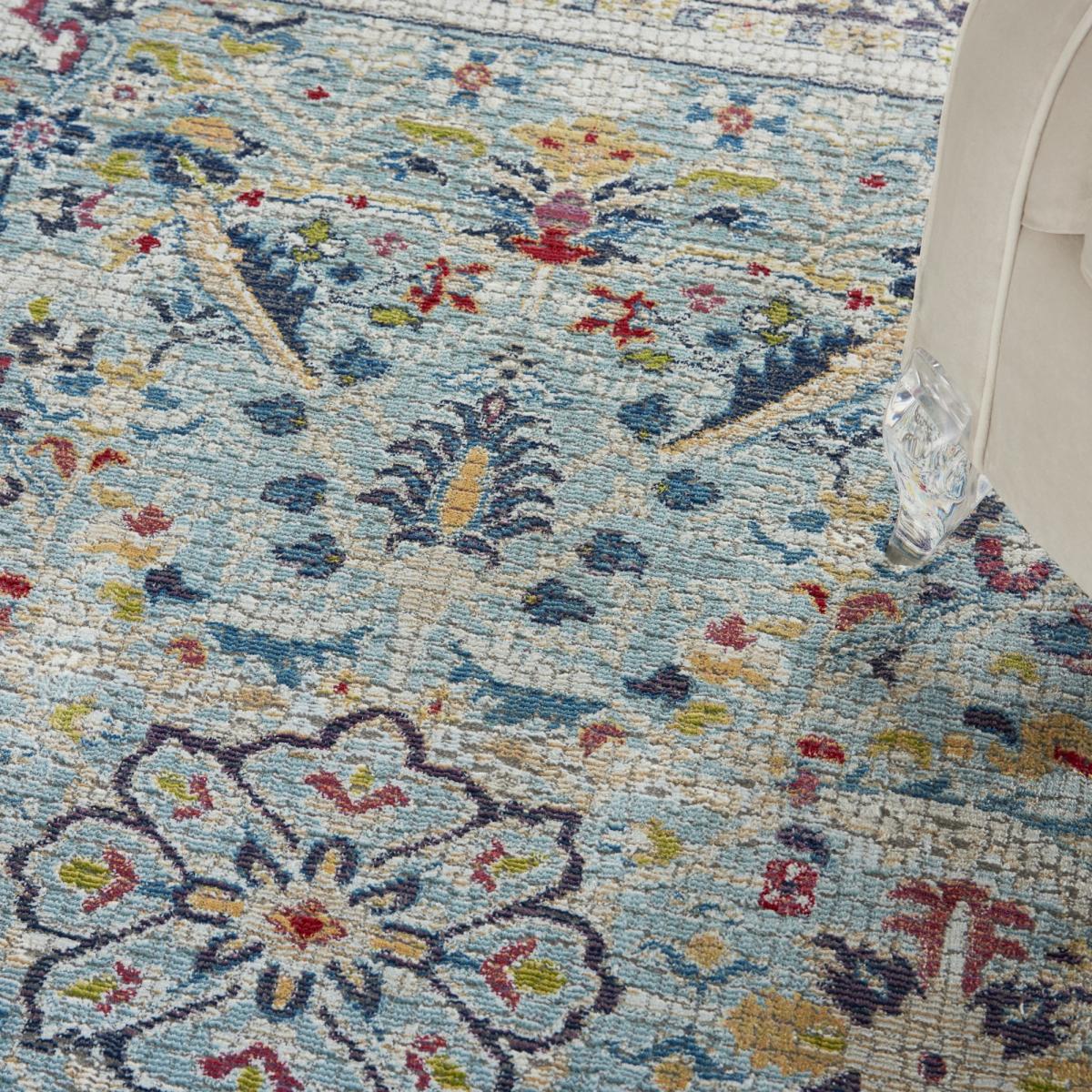 Ankara Global Traditional Persian Rugs ANR14 in Teal blue 122x183cm – image 3
