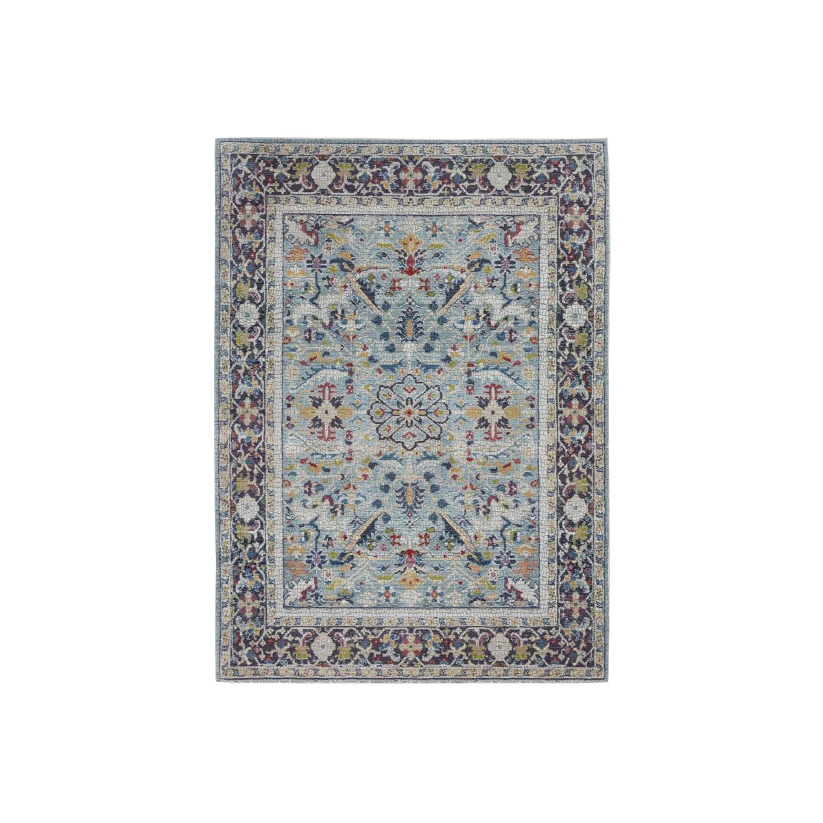 Ankara Global Traditional Persian Rugs ANR14 in Teal blue 122x183cm – image 1
