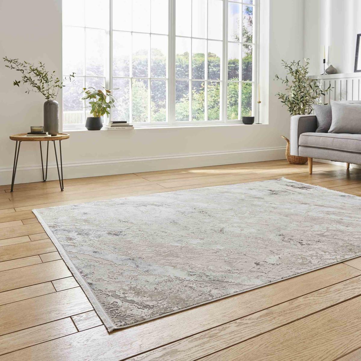 Bellagio 3006 Modern Abstract Distressed Rugs in Beige200x290cm – image 2