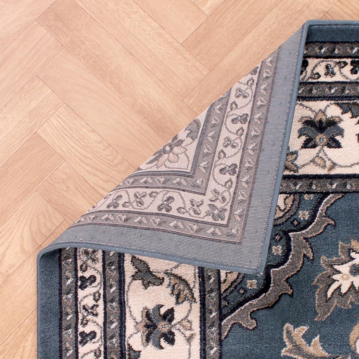 Sherborne Traditional Bordered Rugs in Blue160x230cm – image 4