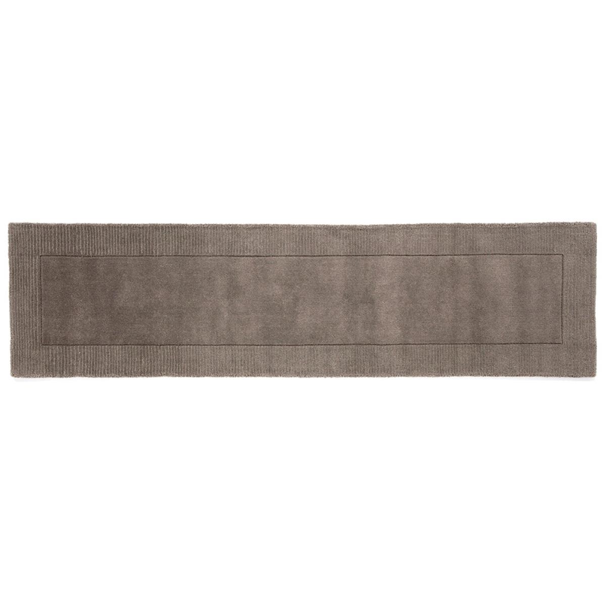 Esme Mayfair Carved Wool Runner Rugs in Grey 60x230cm – image 5